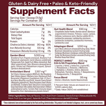 BodyHealth Reds Enhanced with PerfectAmino - – Cúrcuma: Contiene curcumina, un potente antioxidante con – Image 2