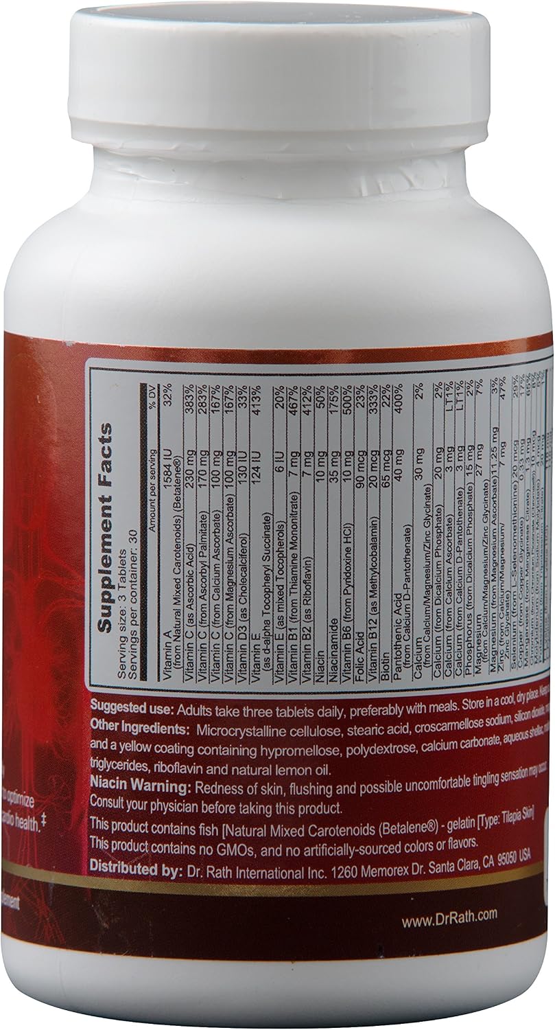 Cardiovascular Health Dr. Rath 90 comprimidos