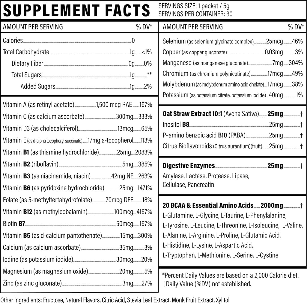 Sport Formula 99 Liquid Multivitamin with BCAAs - Fruit Punch