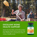 Swanson Vitamina K2 Natural (Menaquinona-7 de Natto) 50 mcg, 30 Cápsulas Blandas (Pack de 4)