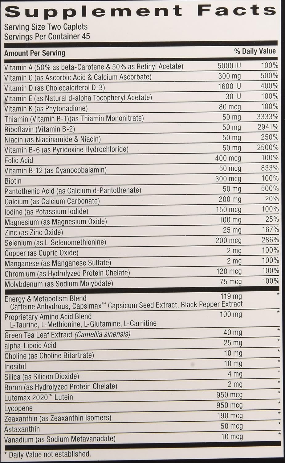 GNC Mega Men Energía y Metabolismo, 90 Comprimidos
