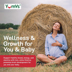 YumVs Gominolas Prenatales con Ácido Fólico, Hierro y Colina - 60 Gominolas