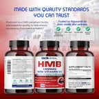 VITAL HERBAL Liposomal HMB con Vitamina D3 – Máxima Potencia – Apoya la Salud Muscular y el Cuerpo Activo
