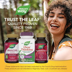 Nature's Way Clear Thinking Cognitivo, Ashwagandha, Reduce el Estrés y Apoya el Rendimiento Cognitivo, 40 Cápsulas