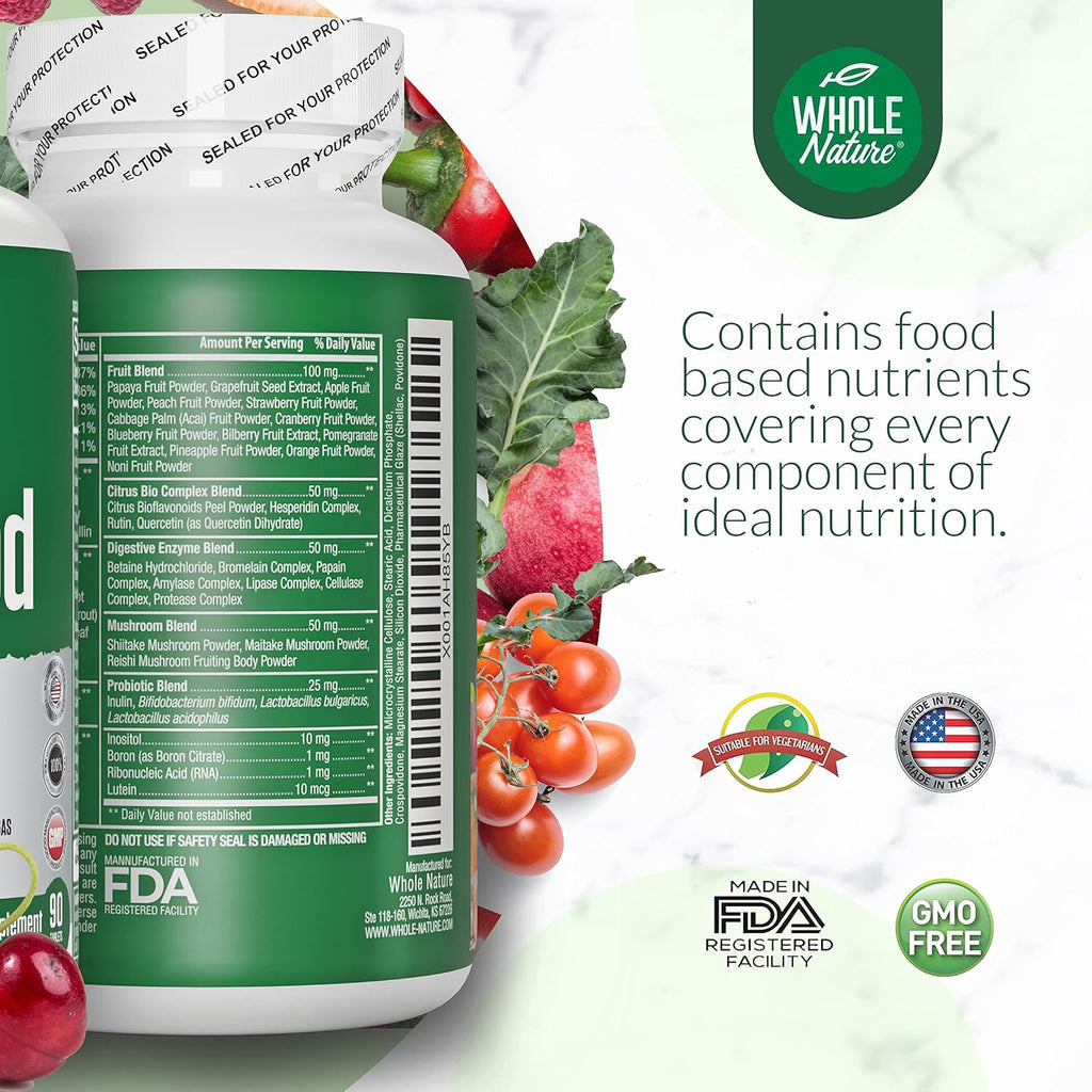 Whole Nature Multivitamínico Diario para Hombres y Mujeres (2 Paquetes)
