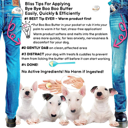 The Blissful Dog Bull Terrier Booboo Butter – Cera de abejas – Image 7