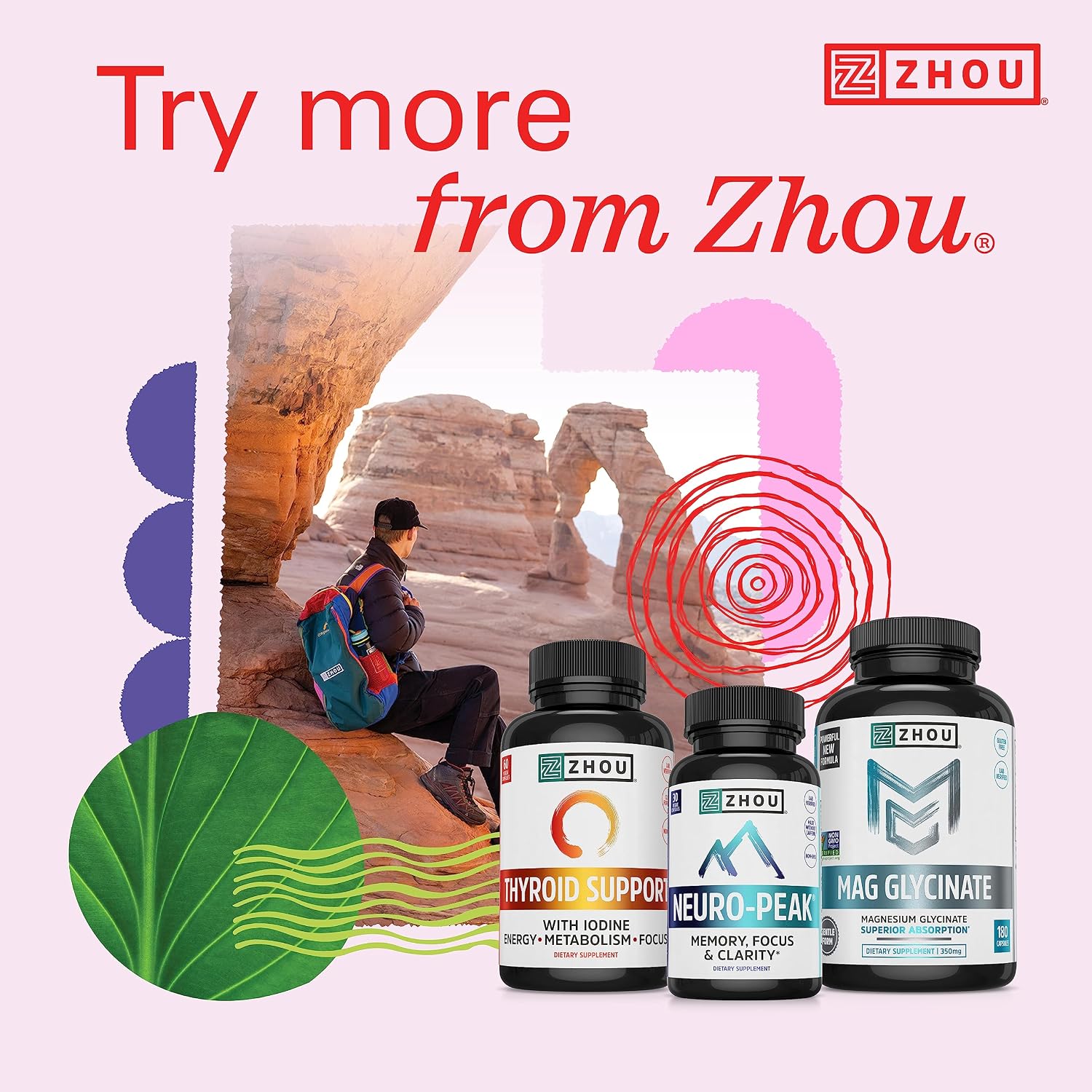 Zhou Methyl B12 - Metilcobalamina 5000 mcg - 60 Microgrageas Veganas
