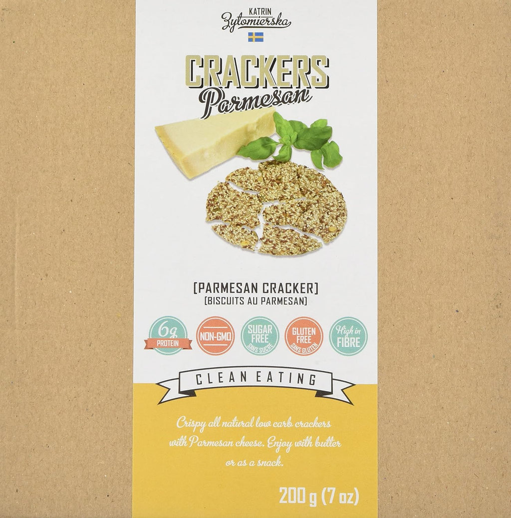 KZ Clean Eating Crispbread de Queso Parmesan, 200 g