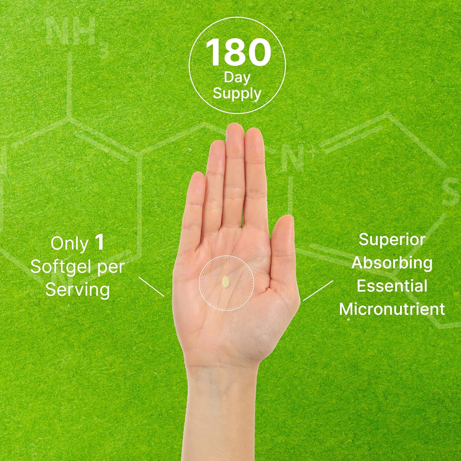 Vitamina K2 600mcg con MK-7 y MK-4, 180 Cápsulas de Aceite de Coco