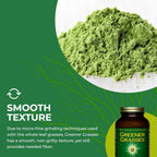 HealthForce SuperFoods Greener Grasses Alkalizer Powder - Polvo de Superalimento Verde Orgánico (284 g)
