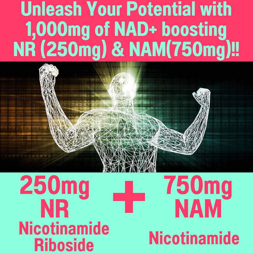 SHIZAM Gominolas NR + NAM + Resveratrol - 1000mg NAD+
