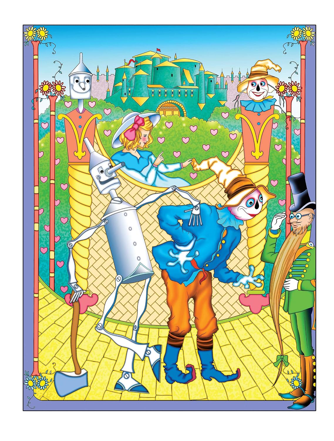 Libro de colorear Creative Haven Diseños del Mago de Oz: relájate y encuentra tus verdaderos colores