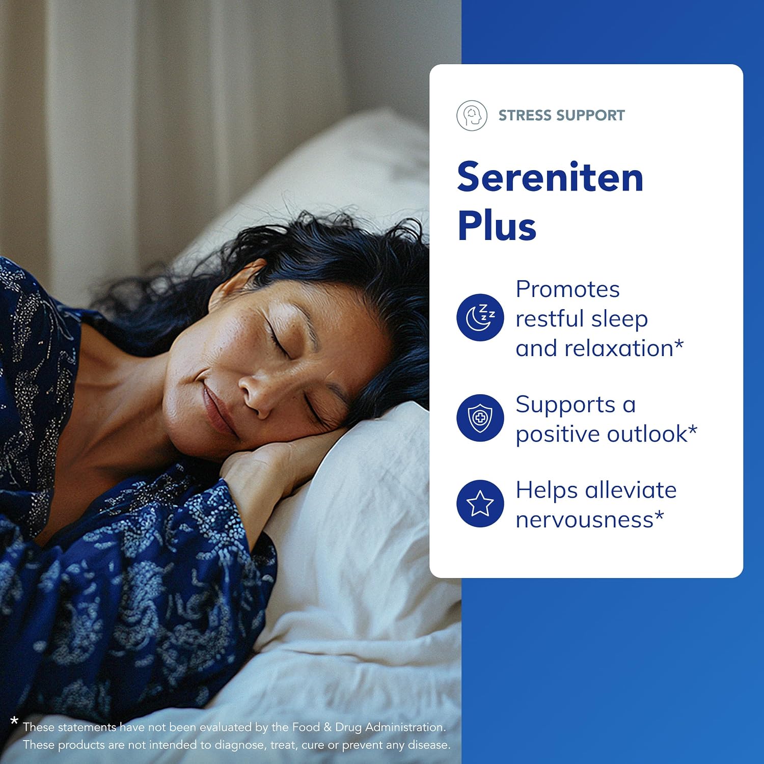 Pure Encapsulations Sereniten Plus – Apoyo para el estrés ocasional y el sueño reparador (45 cápsulas)