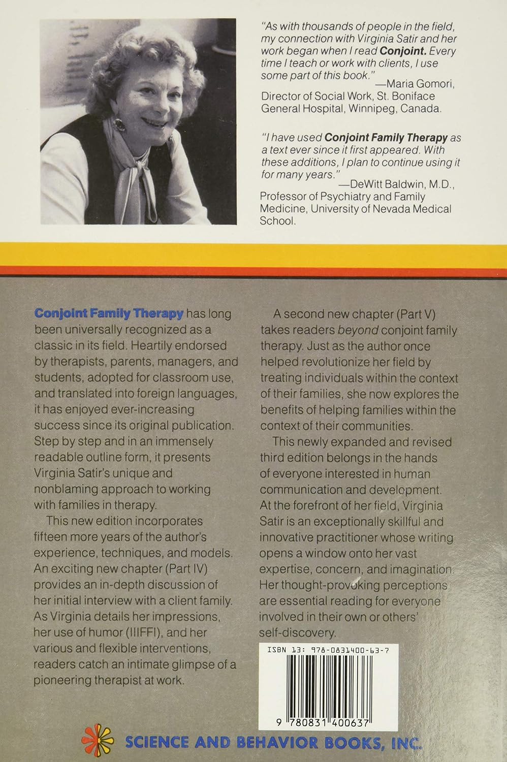 Conjoint Family Therapy (Terapia Familiar Conjunta) - Virginia Satir