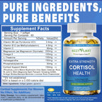 Cápsulas Blandas de Cortisol con Ashwagandha, Magnesio y L-Teanina - 60 Cápsulas