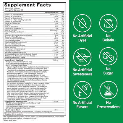 Force Factor Smarter Greens Tablets, 2 Pack, – Apoyar la digestión: Los probióticos y enzimas contribuyen a una – Image 5