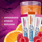 Super C Singles to Go - Pack Variado de 30 Sobres de Vitamina C en Polvo