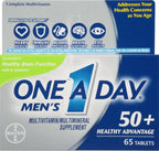 One A Day Men's 50+ Healthy Advantage Multivitamin, 65 Comprimidos