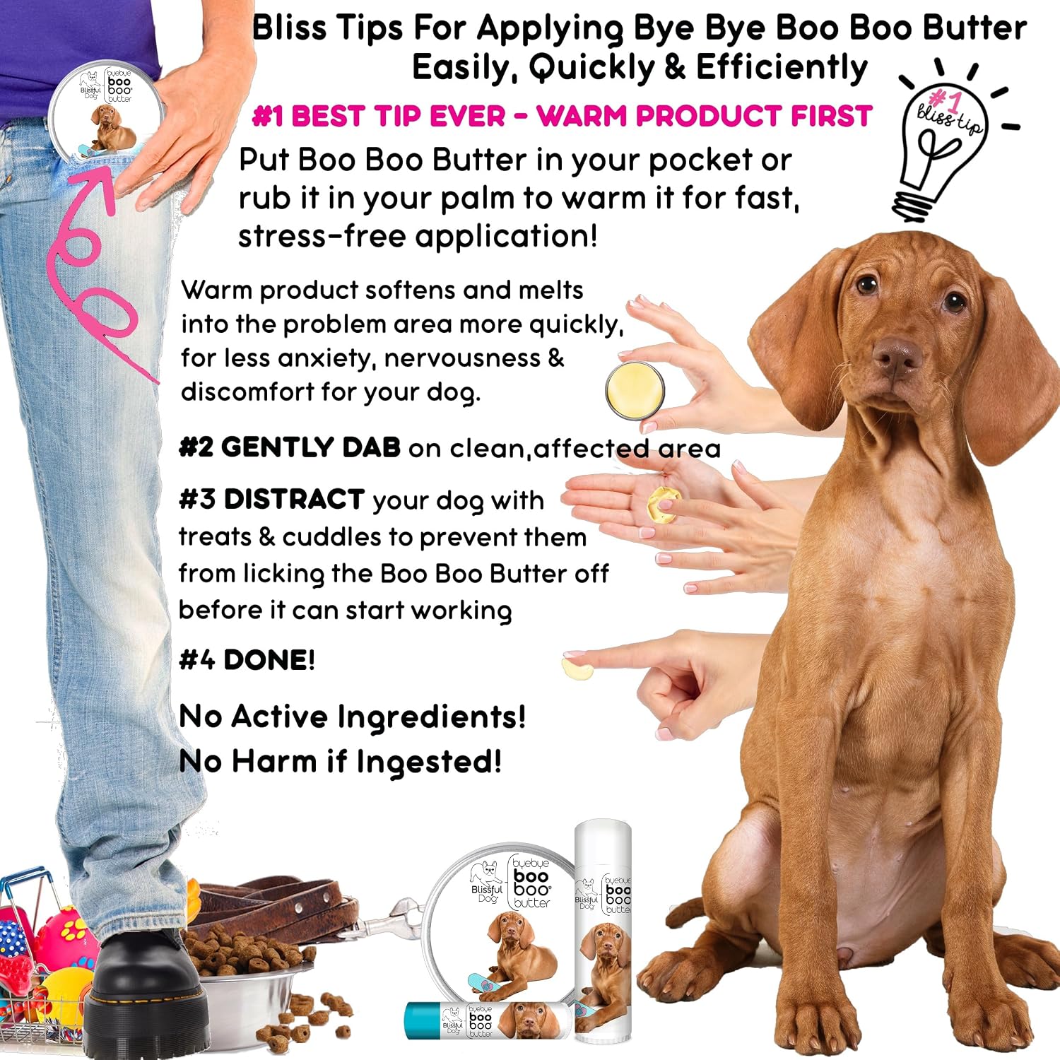 The Blissful Dog Vizsla Booboo Butter - 2 oz (56 g)