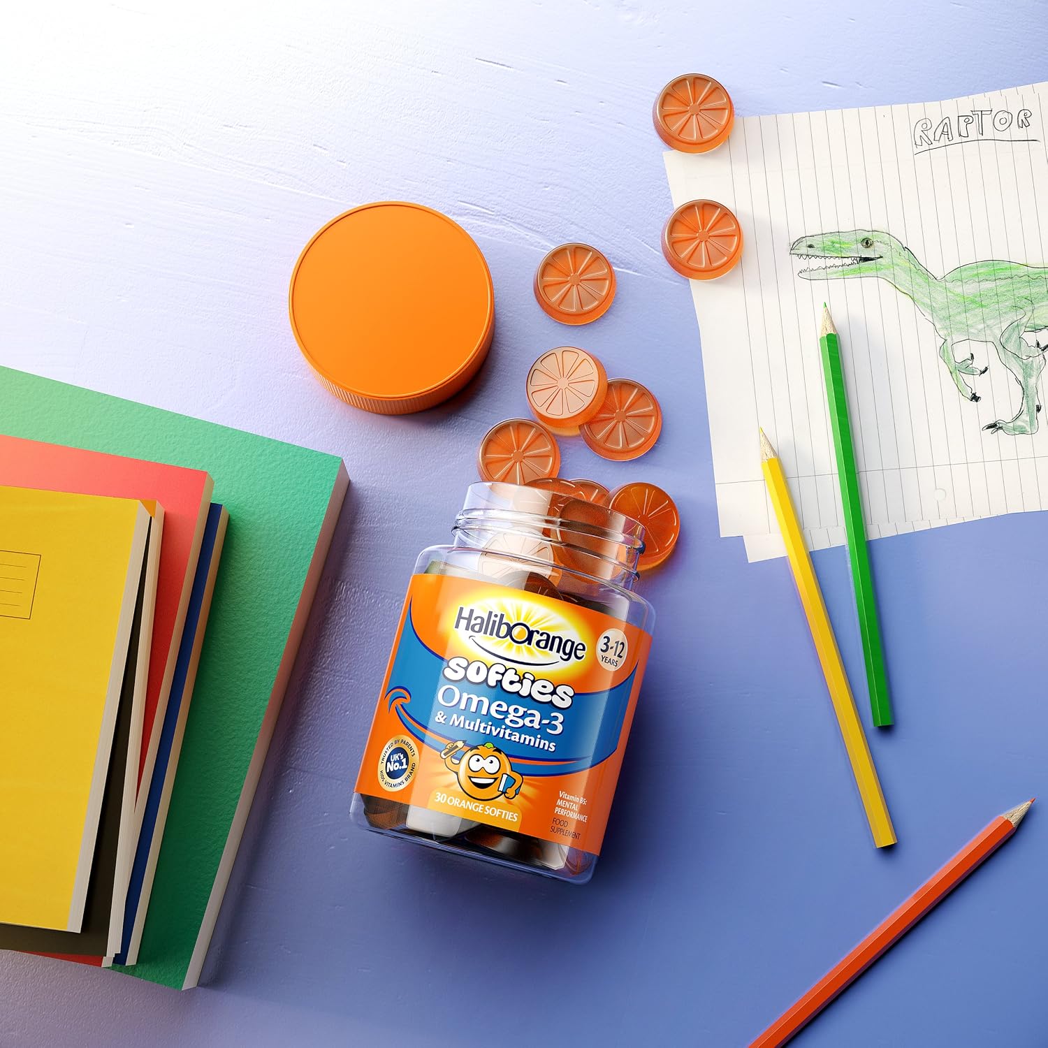 Seven Seas Haliborange Multivitamínicos y Omega-3 Gominolas Naranja 30 unidades
