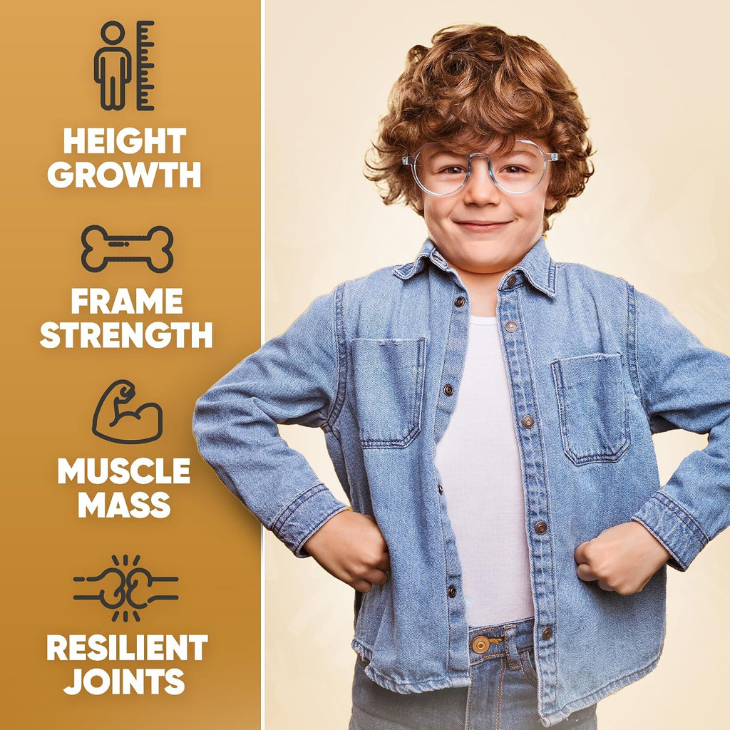 HighSpot Gominolas de Crecimiento en Altura con Calcio, Magnesio, Zinc y Vitaminas K2 D3