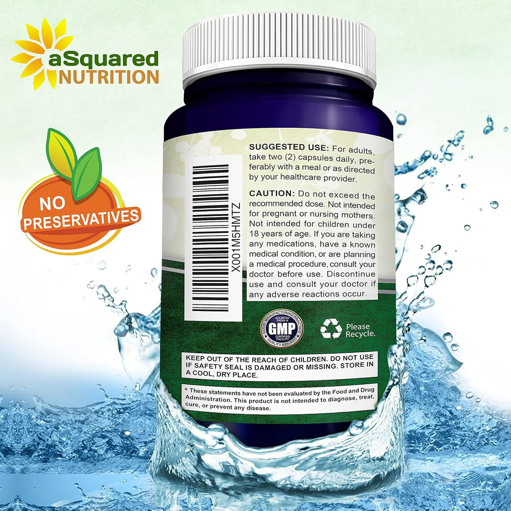 aSquared Nutrition Complejo Liposomal de Vitamina C - 1500mg - 180 Cápsulas - Alta Absorción - 90 Dosis