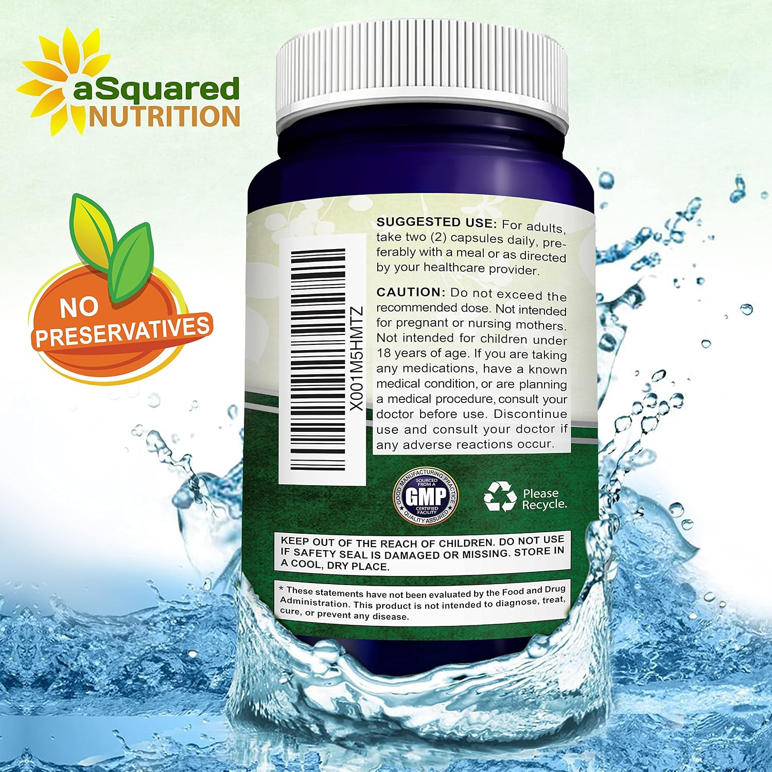 aSquared Nutrition Complejo Liposomal de Vitamina C - 1500mg - 180 Cápsulas - Alta Absorción - 90 Dosis