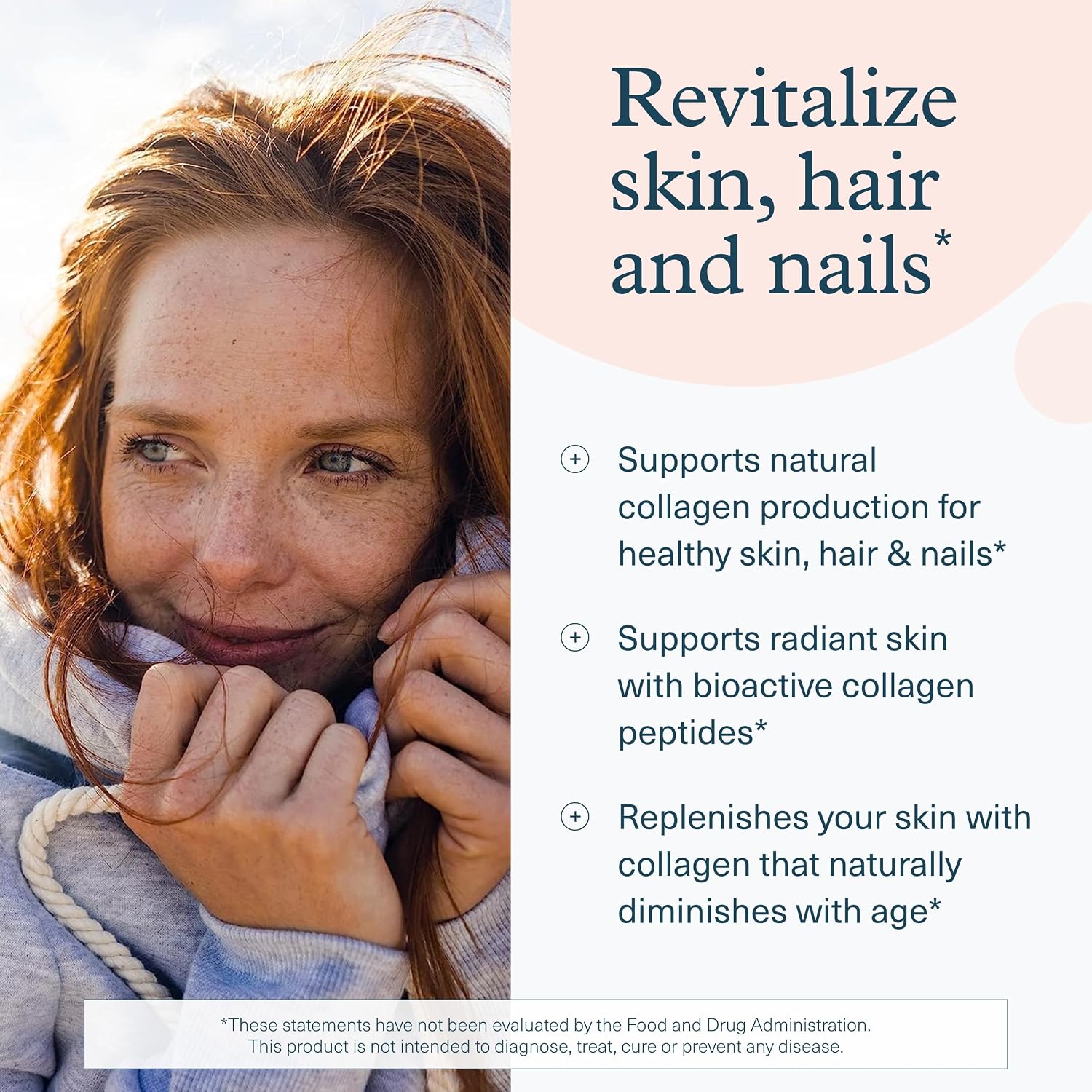 Youtheory Advanced Collagen con Vitamina C - 6,000 mg de Péptidos de Colágeno Hidrolizado - 160 Tabletas