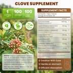 Herbpy 7 en 1 Clavo de Olor 500 mg con Cúrcuma, Jengibre, Canela y Más - 100 Cápsulas Veganas