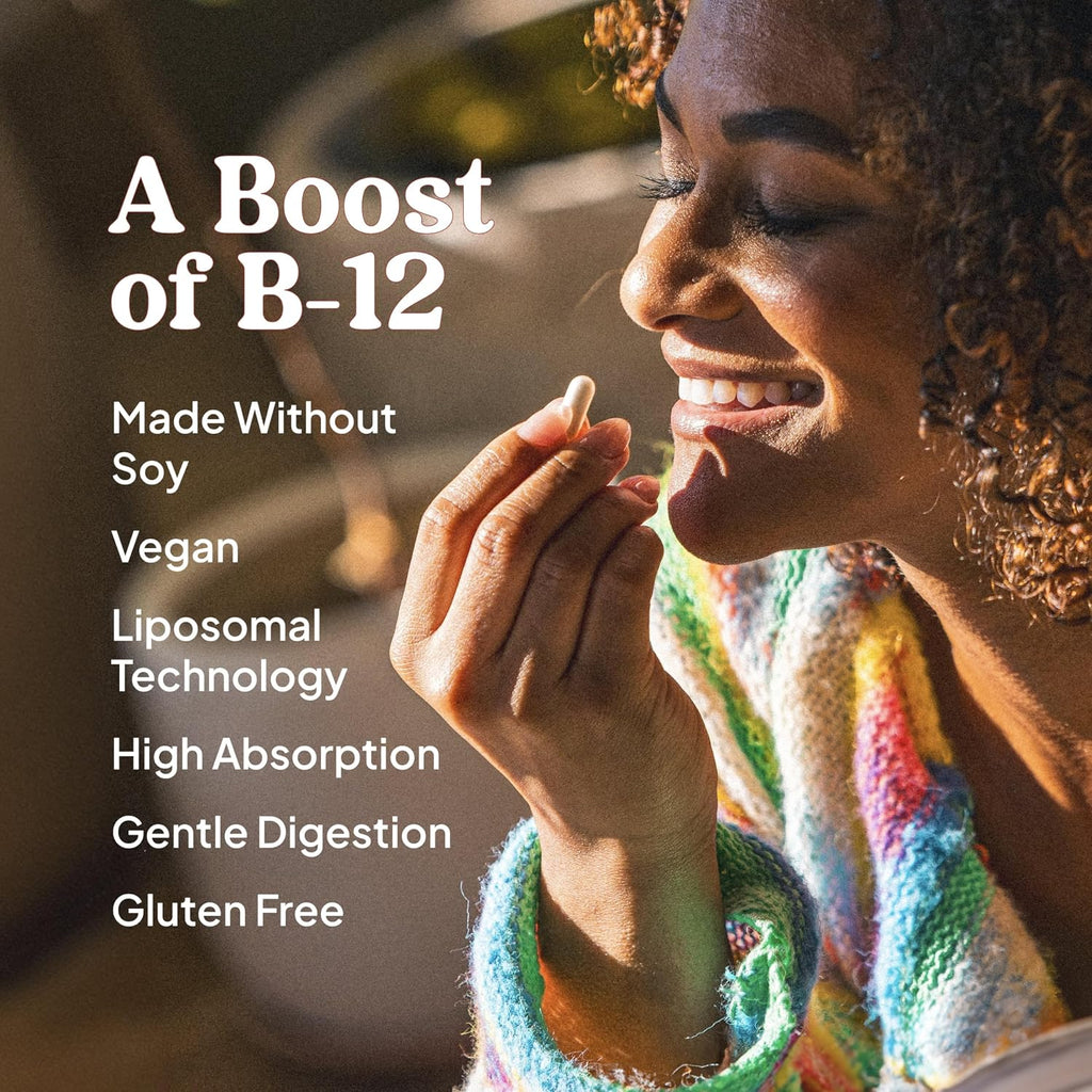 KAL Liposomal Vitamina B12 2500 mcg - Alta Absorción - Tecnología Liposomal - Cápsulas Veganas - Sin Gluten - Sin Soja - 30 Dosis