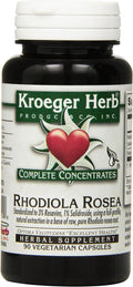 Kroeger Herb Rhodiola Rosea en Cápsulas Vegetales, 90 unidades