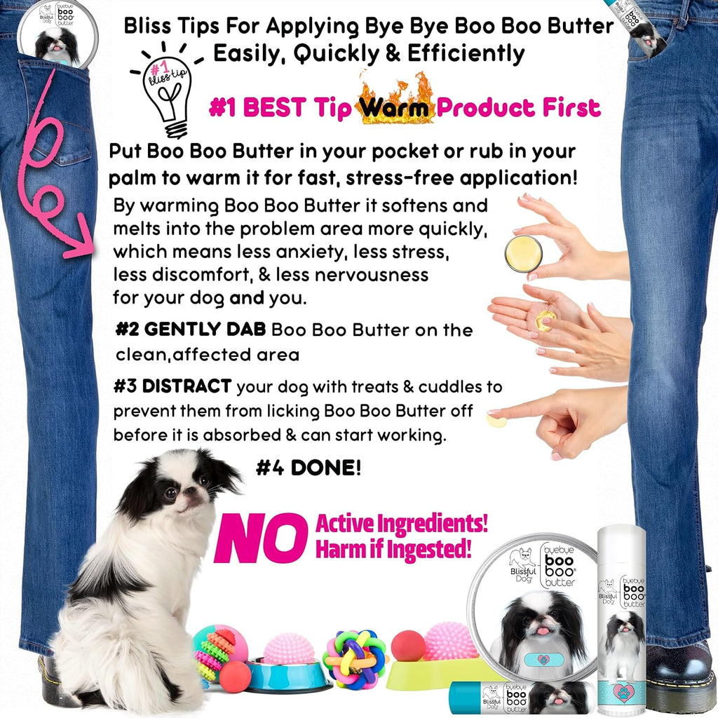 The Blissful Dog 4 oz TIN Japanese Chin Booboo Butter