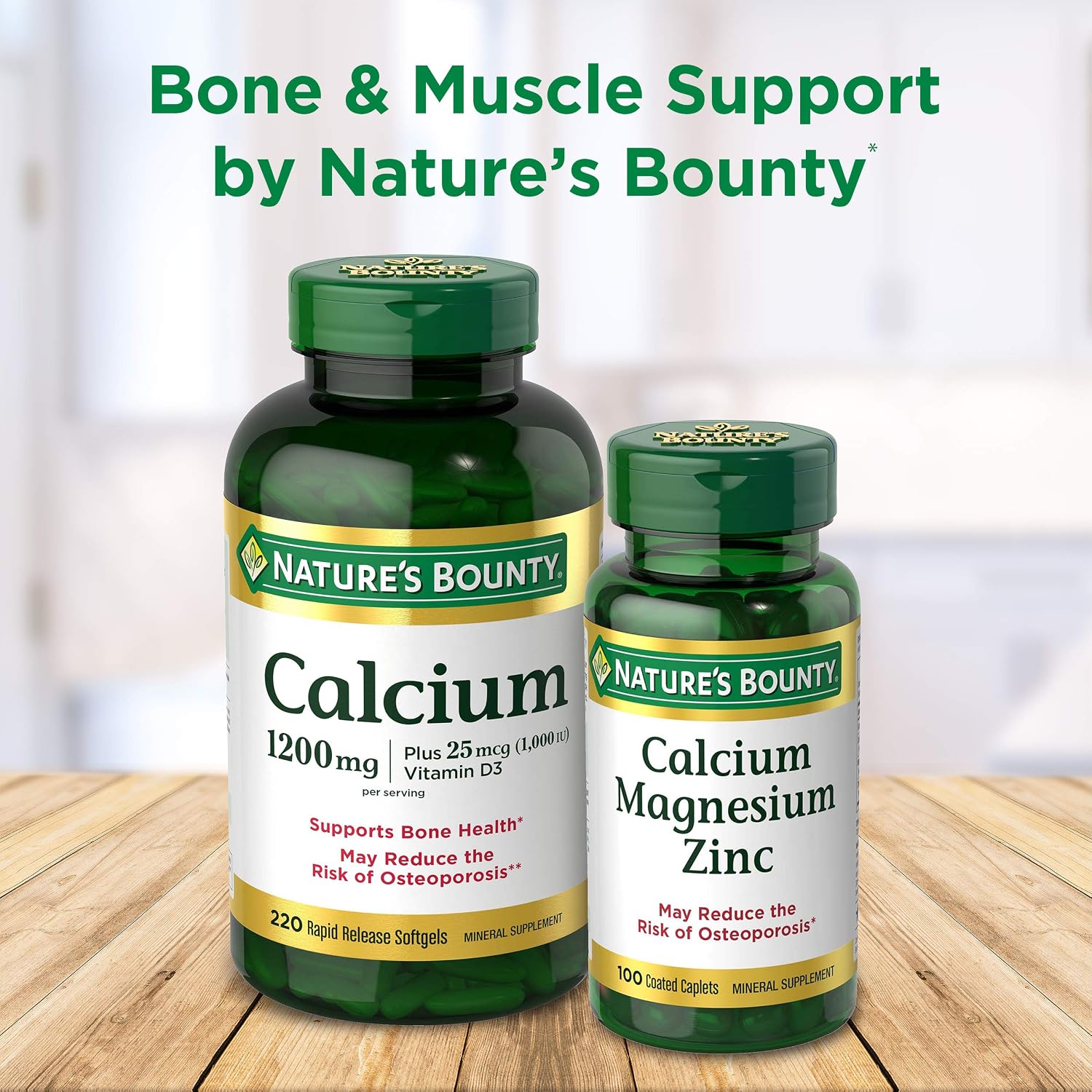 Nature's Bounty Gominolas de Calcio y Vitamina D, 70 unidades