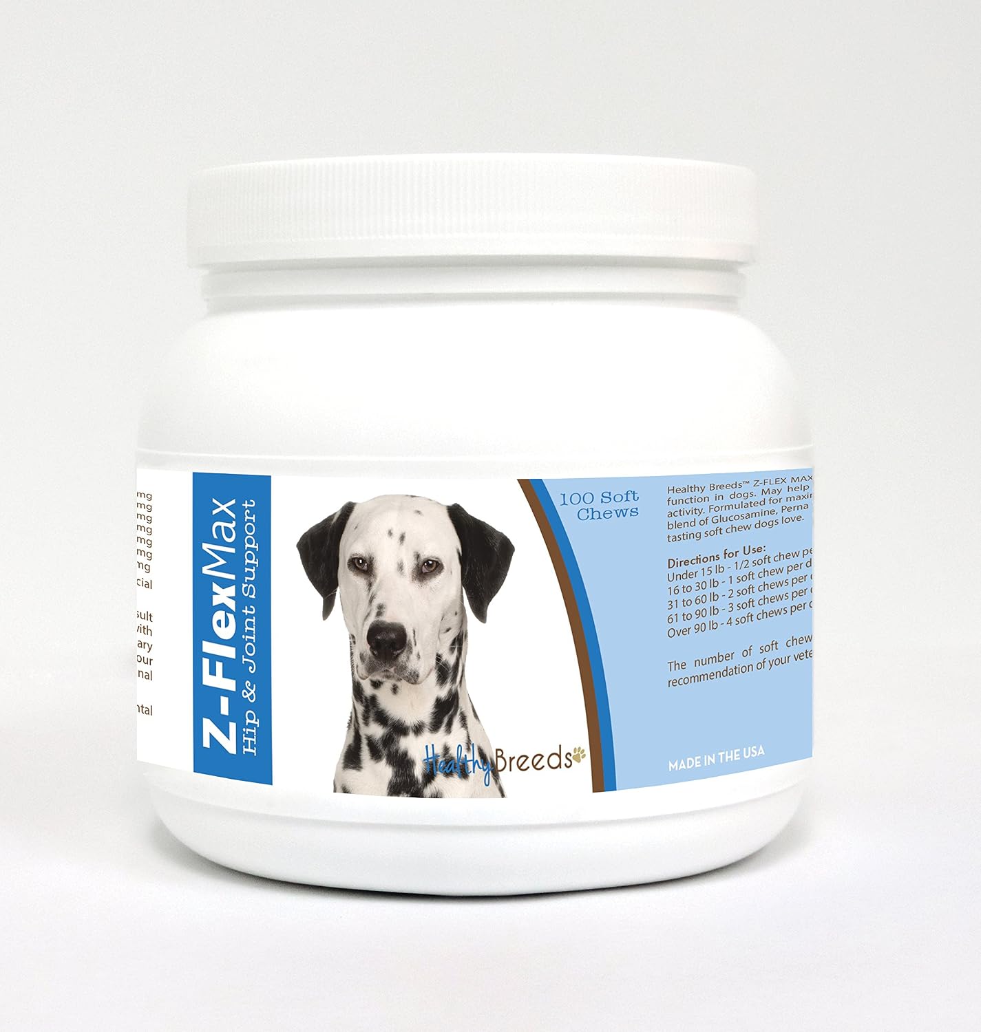 Healthy Breeds Beagle Z-Flex Max – Snacks blandos para articulaciones y cadera (170 unidades)
