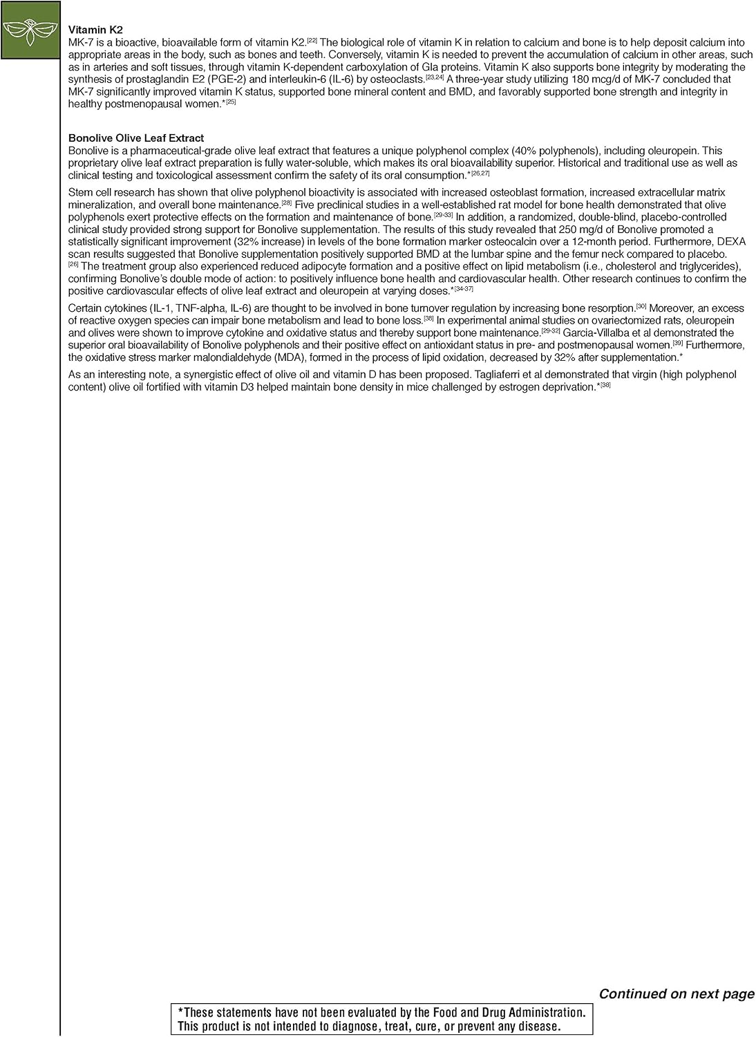 RetzlerRx® OsteoStrength MK-7 - Suplemento avanzado para la salud ósea - 60 sobres