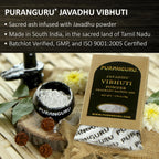 PuranGuru Javadhu Vibhuti Powder – 50g de Polvo Sagrado Fragante