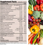 ANDREW LESSMAN Essential-1 nuonce max Multivitamínico 3000 UI Vitamina D3 100 mcg Metil B12 CoQ10 Luteína Licopeno 360 Cápsulas