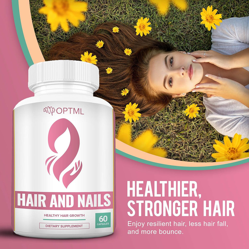 OPTML Vitaminas para el Cabello y las Uñas - 60 Cápsulas