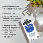 Garden of Life Dr. Formulated Multi+ Stress & Mood - Multivitamínico con Ashwagandha, Vitaminas B y Probióticos, 60 Cápsulas