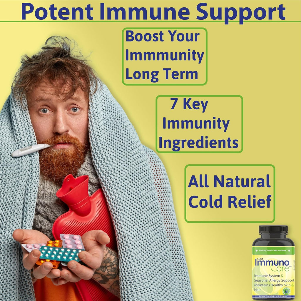 Celt Immunocare 60 cápsulas - Apoyo inmunológico, alivio de alergias estacionales y modulador de colesterol