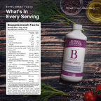 Buried Treasure B Complete, Complejo B líquido con vitaminas B metiladas, 473 ml