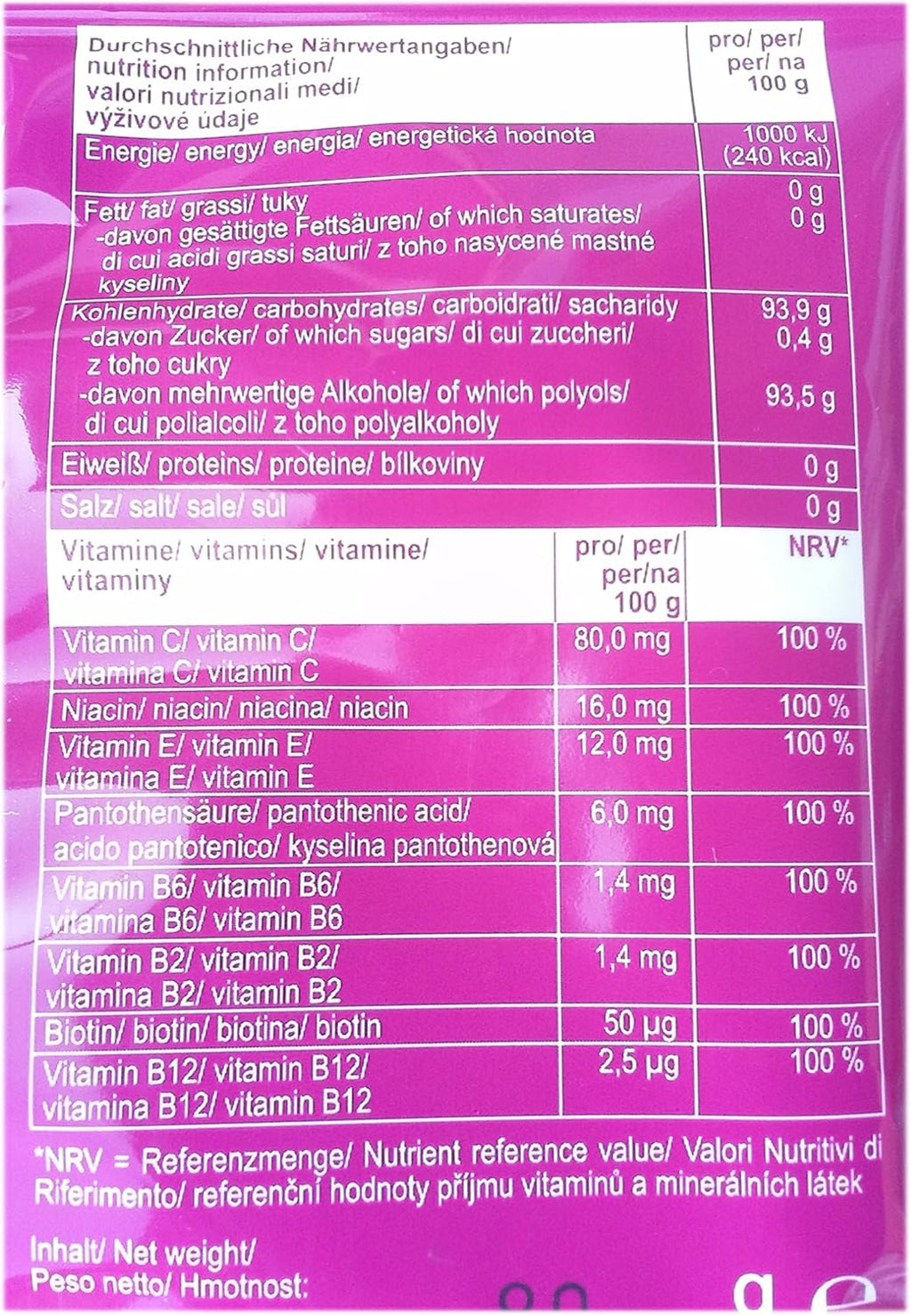 Vivil Multivitamin Bonbons Wildberry Sin Azúcar 80g