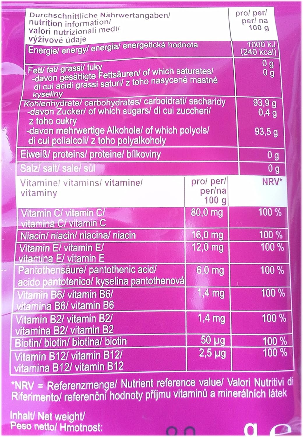 Vivil Multivitamin Bonbons Wildberry Sin Azúcar 80g