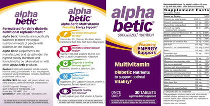 Alpha Betic Multivitamin Plus Extended Energy - 30 comprimidos – Image 3