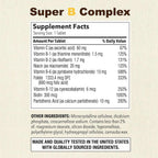 Puregen Labs Super B Energy Complex con Vitamina C - Salud Inmunitaria, Energía y Sistema Nervioso - Sin Gluten, No Transgénico, 100 Comprimidos Vegetales