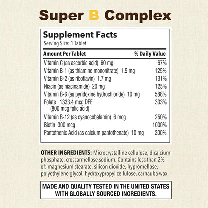 Puregen Labs Super B Energy Complex con – Las vitaminas B6 y B12, así como el ácido fólico (B9), contribuyen al – Image 2