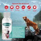 OptiBiomega Fish Oil for Dogs and Cats - Omega 3, Omega 6 and Zinc - 100 ml