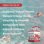 Youngevity Pollen Burst Energy Drink - Fresa Acai, 30 sobres