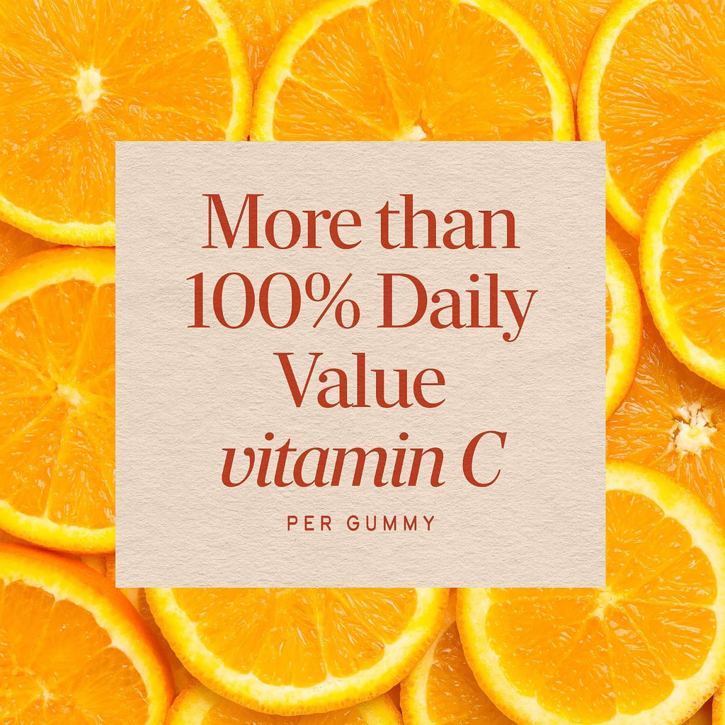 Nature's Way Gomitas de Vitamina C, 250 mg, Sabor Naranja, 120 unidades