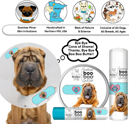 The Blissful Dog 4 oz TIN Chinese Shar Pei – Aceite de coco: Nutre y protege. – Image 6